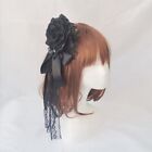 Lace Lace Rose Hairpin Gothic Headwear Vintage Cosplay Headdress  Women