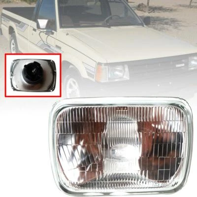 Faros delanteros H4 cristal halógeno para Mazda B2000 B2200 B2600 1985-1998 Foto 1 de 4