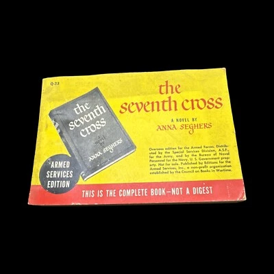 💥 WW2 Armed Services Edition Q-33💥the seventh cross 🦅1942 - Imagem 1 de 4