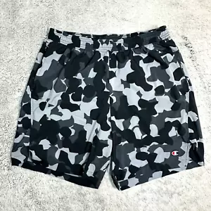 Champion Shorts Herren L schwarz Tarnmuster Performance Freizeit Sport Laufen Fitnessstudio - Bild 1 von 8