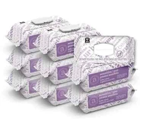 Amazon Elements Baby Feuchttücher, Sensitive, 810 Stück, Flip-Top Packungen, 9 Stück - Bild 1 von 3