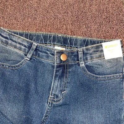 Gymboree Jeans Girls Size 8 Distressed Denim Adjustable Waist Fashionista Runway - Image 1 of 4