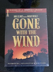 GONE WITH THE WIND NEW 4 DISC COLLECTOR’S EDITION 2004 TURNER ENTERT. SEALED - Picture 1 of 4
