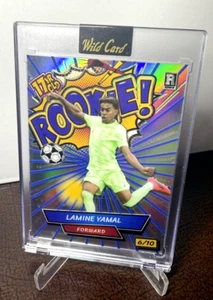 Comodín 2024 LAMINE YAMAL RC Barcelona Rojo Edición Novato FÚTBOL FUTBOL - Imagen 1 de 2