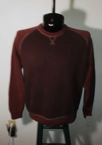 Tommy Bahama Burgunderrot Rundhals Jersey Sweatshirt Herren Größe M - Bild 1 von 6