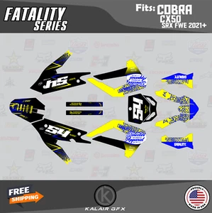 Kit Gráficos para COBRA CX50 SRX FWE (2021) Serie Fatality - AMARILLO - Imagen 1 de 6
