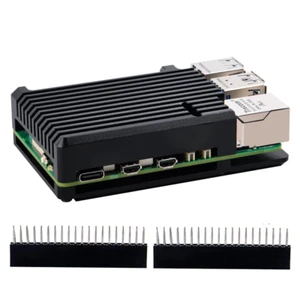 Aluminum Heatsink Case for Raspberry Pi 5, Aluminum Alloy Armor Case, Passive Co - Picture 1 of 12