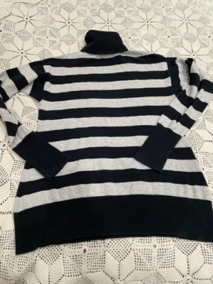 Gap - Maternity Women Black & Grey Strip Turtleneck Sweater Small - Image 1 of 4
