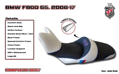 BMW F800GS 2008-2017 JN-Europe Complete Comfort Seat JN+Visco New JNM842 - Image 1 of 2