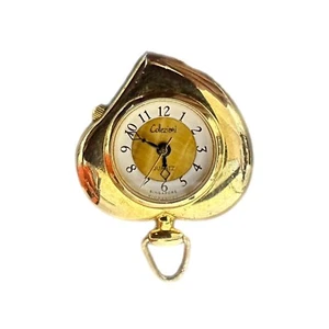 Collezioni Gold Tone Heart Pendant Watch NO CHAIN - Picture 1 of 2