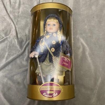 Collectible Memories Genuine Porcelain Doll Jaime In Original Box - Image 1 of 4