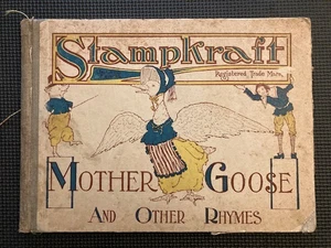 Stampkraft Mutter Gans & andere Reime 1919 - Antik Vintage Buch Sammlerstück - Bild 1 von 14