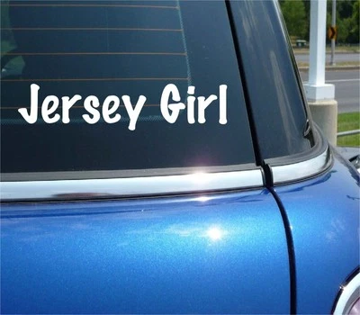 ORACAL, NOT SPECIFIED JERSEY GIRL NEW FUNNY DECAL STICKER ART CAR WALL