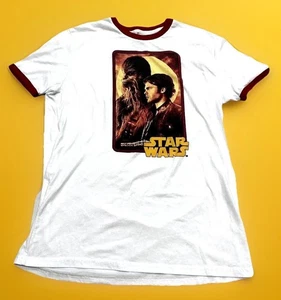 Star Wars T-shirt Men’s XL Retro Han Solo Chewie Chewbacca Movie Collect - Picture 1 of 4