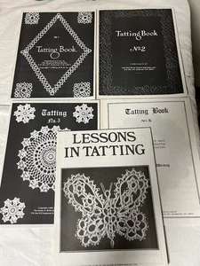 Lot Of 5 Tatting Books HOUSE OF WHITE BIRCHES Vintage - Picture 1 of 13
