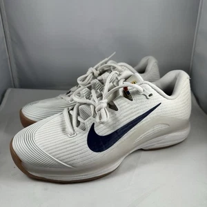 NEW Nike Womens Size 8 Court Air Zoom Vapor 12 HC White FV5554-101 Tennis Shoes - Picture 1 of 9