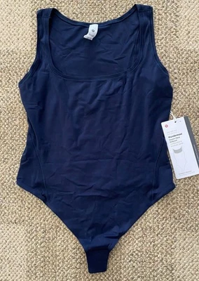 Camisa Body Lululemon Wundermost Nulu Tanga Cuello Cuadrado $88 Para Mujer M Foto 1 de 2