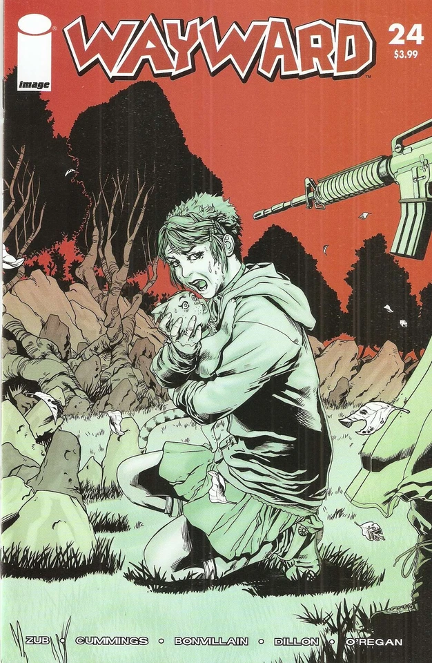 Wayward #24C FN; Image | Jim Zub Walking Dead Tribute Cover - w/Bag+Board - Image 1 of 1