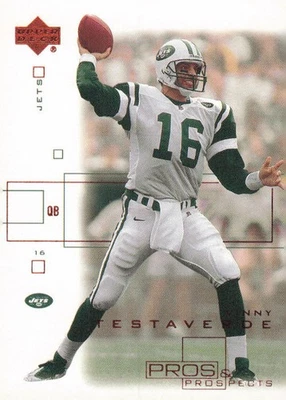 2001 Upper Deck Pros & Prospects #62 Vinny Testaverde - Image 1 of 2