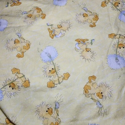 Vintage Little Suzy's Zoo Witzy Duck Fitted Crib Sheet Dandelion Gerber Baby - Image 1 of 3
