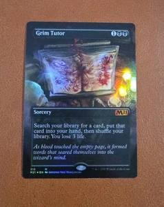 NM FOIL Borderless Grim Tutor #315 M21 Core Set 2021 - Picture 1 of 1