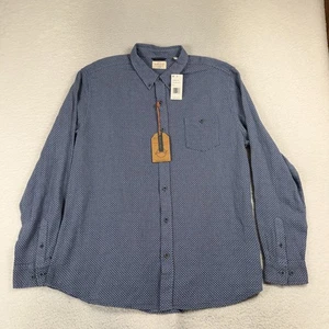 Weatherproof Vintage Men's Geometric Long Sleeve Button Up Shirt XXL NWT 65$ - Picture 1 of 9