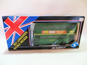 SOLIDO 'AEC RT LONDON COUNTRY DOUBLE DECKER BUS #704 GREEN LINE' 1:50 BOXED - Picture 1 of 6
