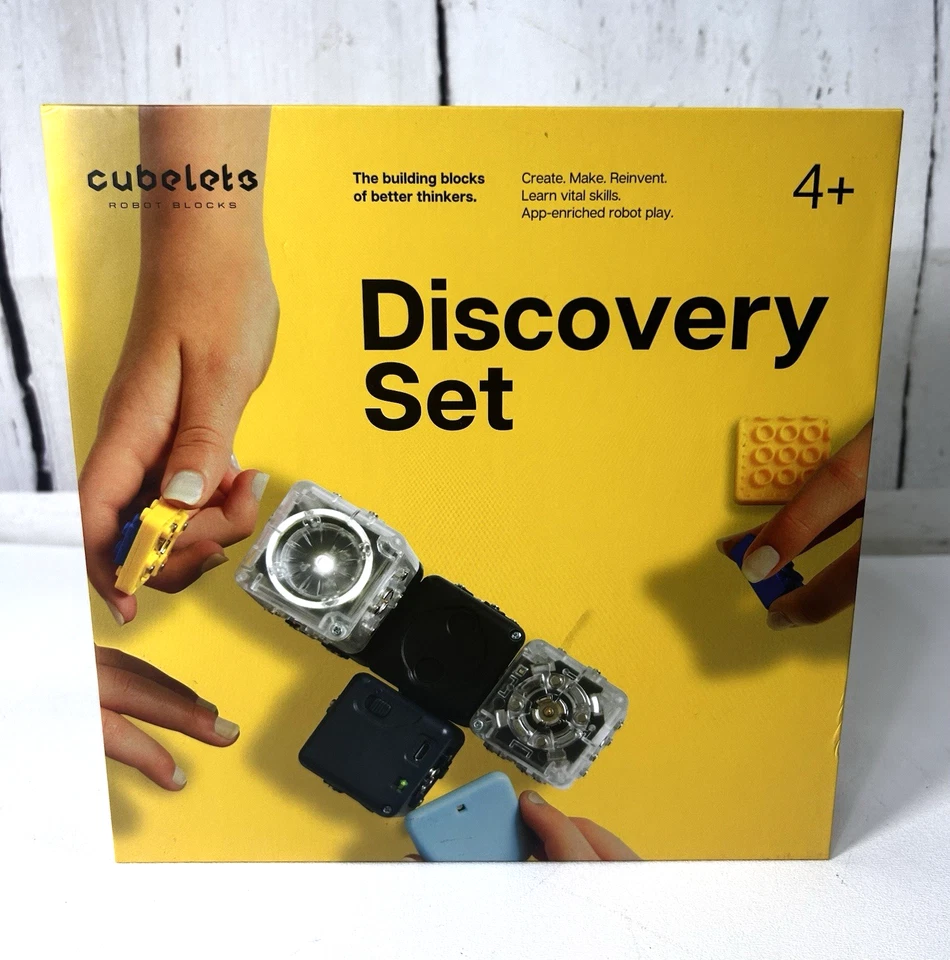 CUBELETS ROBOT BLOCKS - DISCOVERY SET FOR 4+ CODING ROBOTS ~BLUETOOTH~ - Image 1 of 4