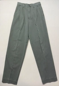 VTG Abercrombie & Fitch Pants Women's 6 Khaki Pleated Chino Trousers 90's Safari - Picture 1 of 9