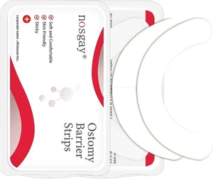 Ostomy Barrier Strips Elastic Barrier Strips for Colostomy Bags White 40PCS - Picture 1 of 10