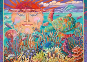 Ravensburger Sun and Sea 500 Piece Large Format Jigsaw Puzzle for Adults - 12001 - Picture 1 of 4