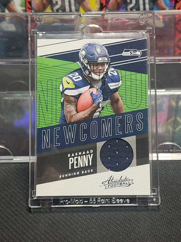 Rashaad Penny - 2018 Panini Absolute Football - Rookie Jersey Patch Card - Image 1 of 4