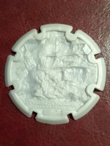 Pirates of The Carribean Dead Mans Chest Gaming Token Grey Disney Croco 2008 - Bild 1 von 2