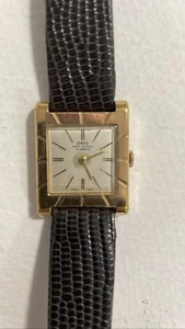 Oris Anti-Shock 17 Jewels Vintage Tank Watch Gold Plated Swiss Made Hand-Wind - Picture 1 of 1