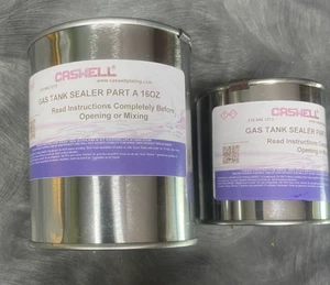 Caswell Epoxy Motorcycle Gas Tank Sealer (up to 10 Gal) Clear - Picture 1 of 3