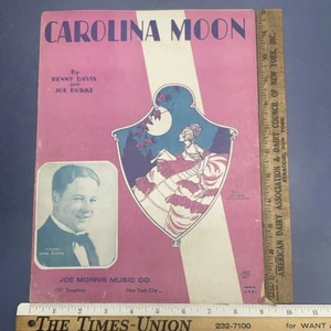 Vintage 1928 Carolina Moon Benny Davis Joe Burke Gene Austin Cover Noten - Bild 1 von 6