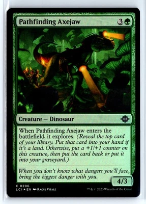 (2x) MTG Magic the Gathering - FOIL Pathfinding Axejaw - Lost Caverns of Ixalan - Image 1 of 4