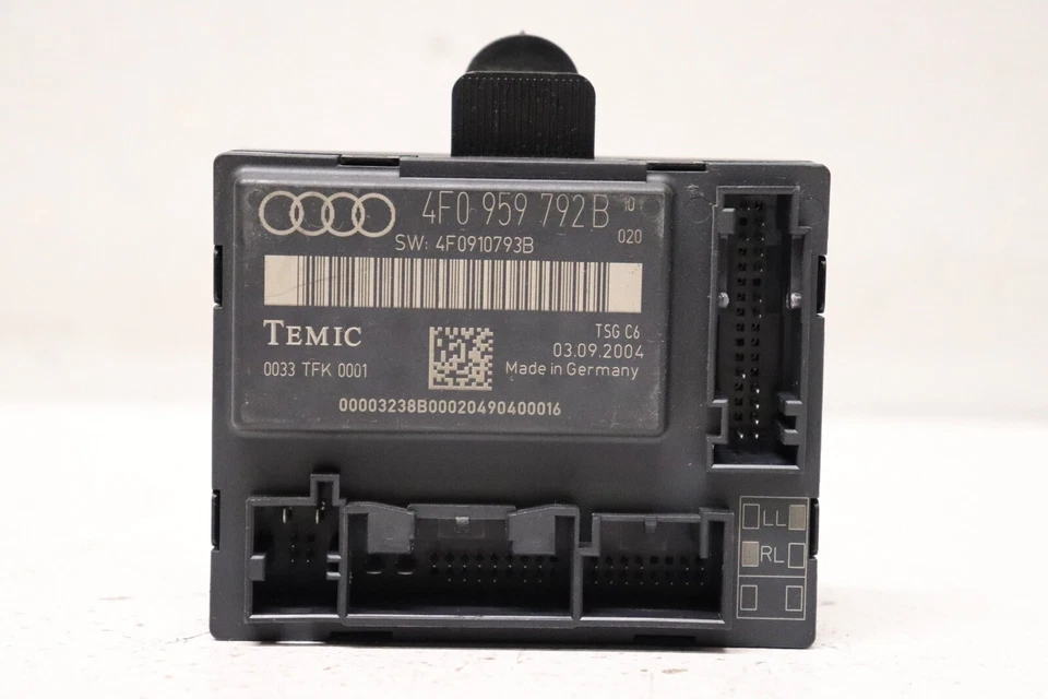 Módulo de control de puerta delantera lado del pasajero P91172 2005-2008 Audi A6 4F0959792B OEM Foto 1 de 3