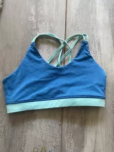 Asics activewear top- size S, blue and teal - Picture 1 of 2