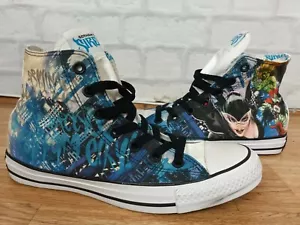 GOTHAM CITY SIRENS ALL STAR CONVERSE RARE LIMITED EDITION HIGH TOP TRAINERS SHOE - Picture 1 of 6