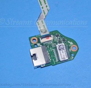 TOSHIBA Satellite S55t-B5273NR Laptop Ethernet /LAN Port Board + FFC Cable - Picture 1 of 7