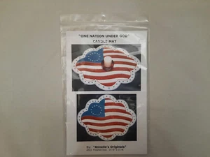 Annelle's Original's - One Nation Under God (Candle Mat) #022 - #15.25" x 11.75" - Picture 1 of 3