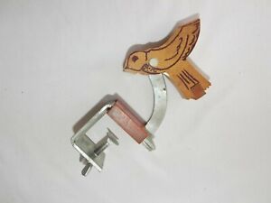 Vintage Third Hand Wood Metal Quilting Bird Sewing Clamp Incomplete As Is