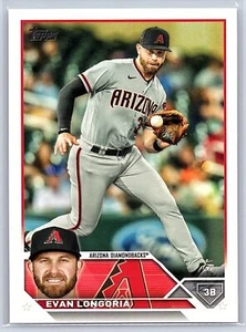 2023 Topps #492 Evan Longoria Arizona Diamondbacks - Picture 1 of 2