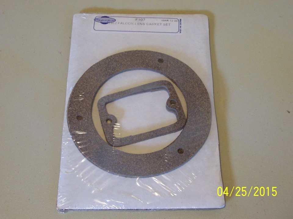 全新 1962 年福特猎鹰镜头垫圈套装 4 件 Futura Sedan Ranchero T.L. 和 P.L. — 第 1/2 张图片