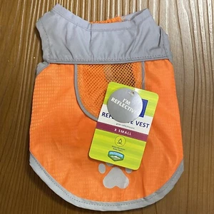 Top Paw Reflective Visible￼ Vest XS X-small Dog New Tag Orange Bright Water - Picture 1 of 8