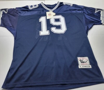NEW NWT Mitchell Ness Keyshawn Johnson Dallas Cowboys Stitched Jersey Size 56 - Image 1 of 4