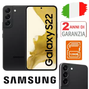 NUOVO Samsung Galaxy S22 - 128GB - Phantom Black (Sbloccato) 💎Garanzia 24 MESI - Imagen 1 de 6