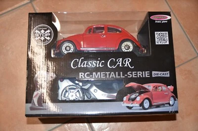 VW Käfer ferngesteuert von Jamara rot DIE-Cast unbenutzt, OVP Art. 405110 - Bild 1 von 3
