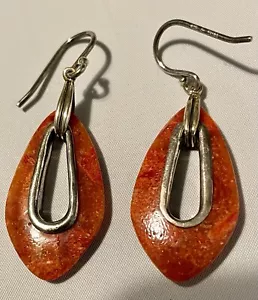Silpada Sterling Silver The Cardinal Rule Dangle Earrings New No Box. Never Worn - Picture 1 of 6